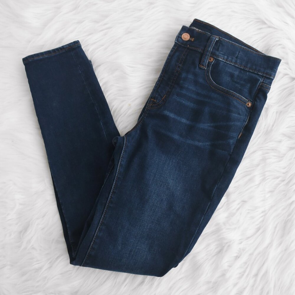 J. Crew 9” Toothpick Skinny Jeans Dark Wash Size 27